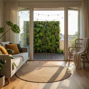 Praktische gids wooninspiratie tuinideeën: interieur met neutrale kleuren en binnenkamerplanten als luchtzuiveraars